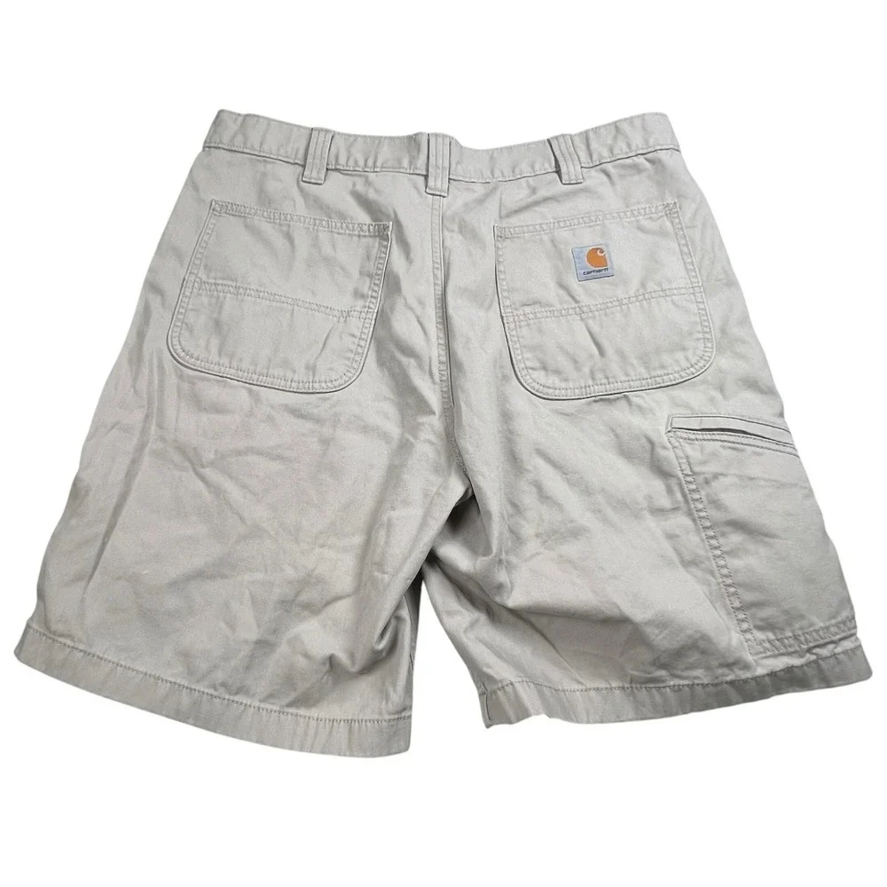 Carhartt Mens 36 Tan Rugged Flex Relaxed Fit Canvas Work Short 9